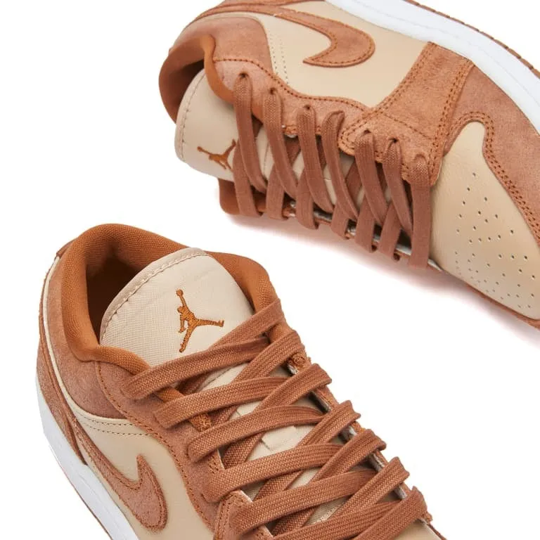 Air Jordan W 1 LOW SE sneakers, brown/white