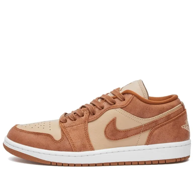 Air Jordan W 1 LOW SE sneakers, brown/white