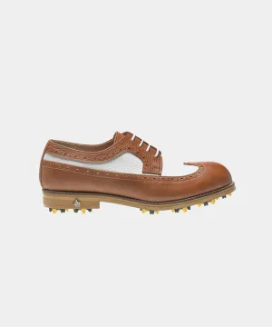 ALL CLASSIC Golf Noble Derby Classic Golf Shoes - Light Brown