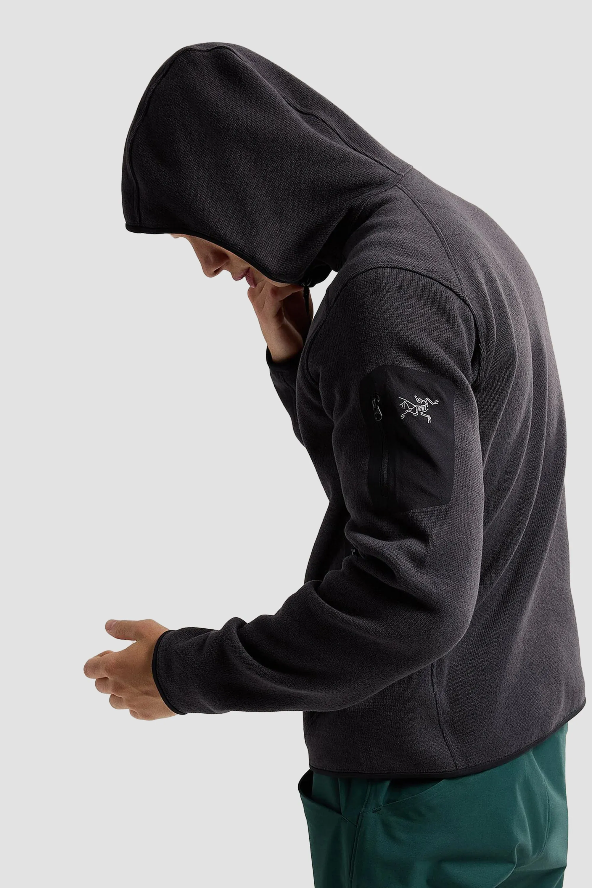 Arc'teryx Men's Covert Hoody in Black Heather II