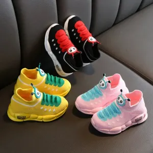 Baby Running Sneakers Unisex Girls Boys Sport Stretch Mesh Shoes Cartoon Infant Kids Fashion Comfort tenis infantil menino