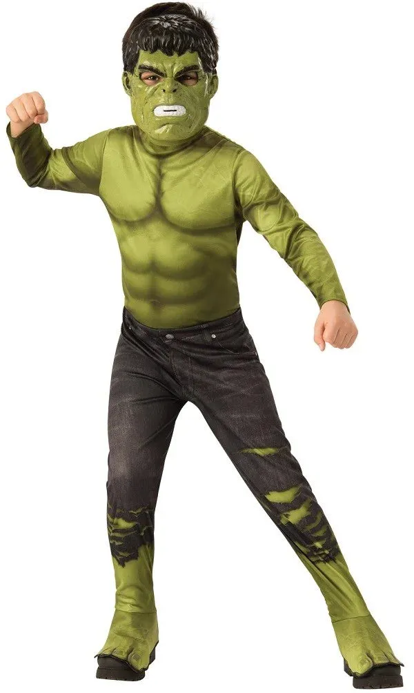 Endgame Hulk Costume Boys