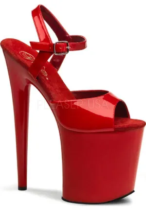 FLAMINGO-809 [Patent Red] | PLATFORM HEELS [PREORDER]