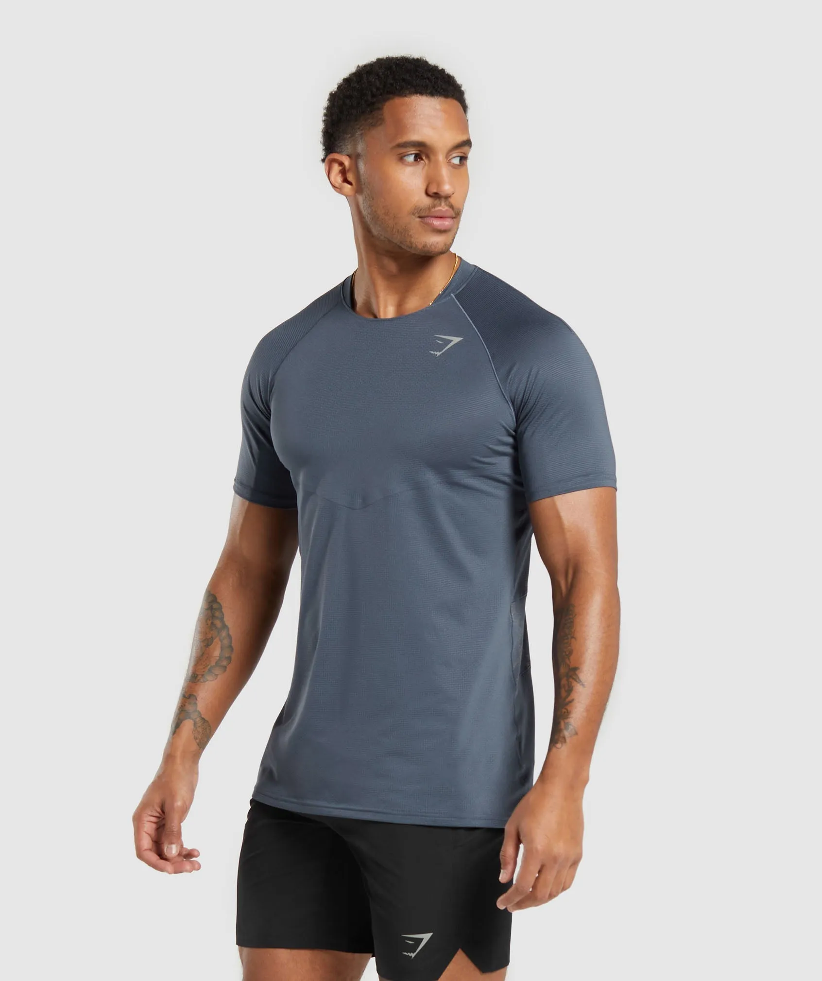 Gymshark Speed T-Shirt - Titanium Blue