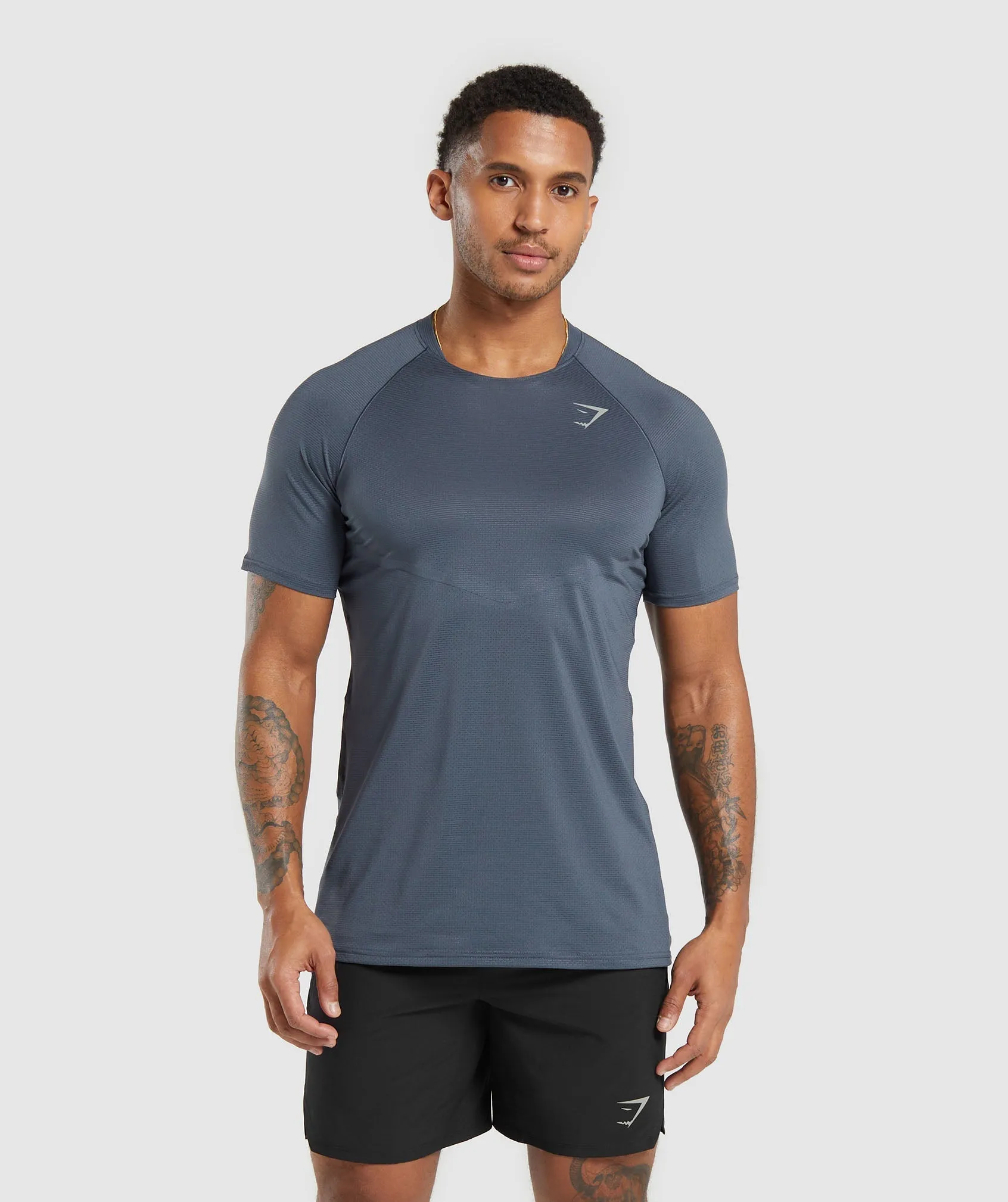 Gymshark Speed T-Shirt - Titanium Blue