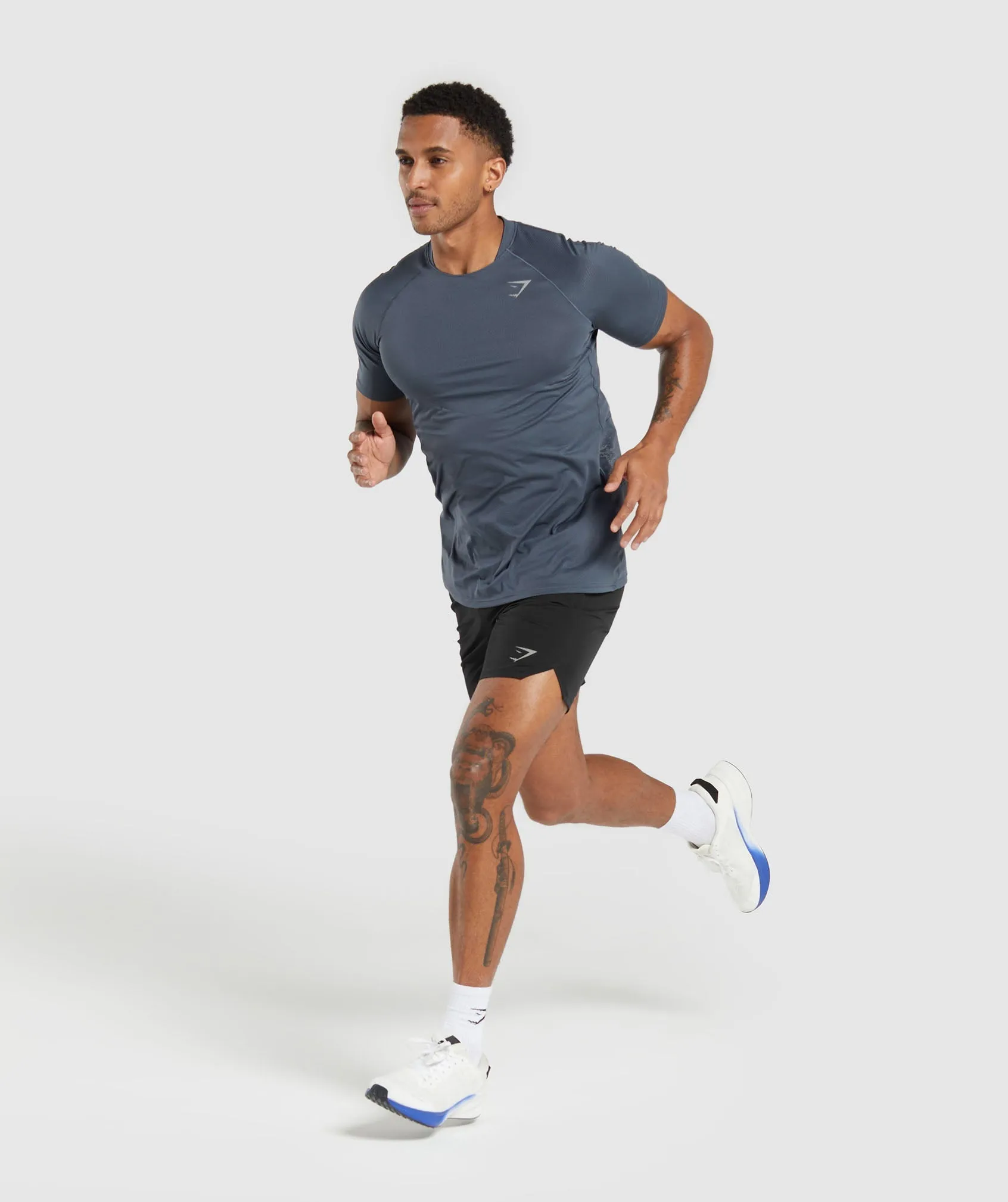 Gymshark Speed T-Shirt - Titanium Blue