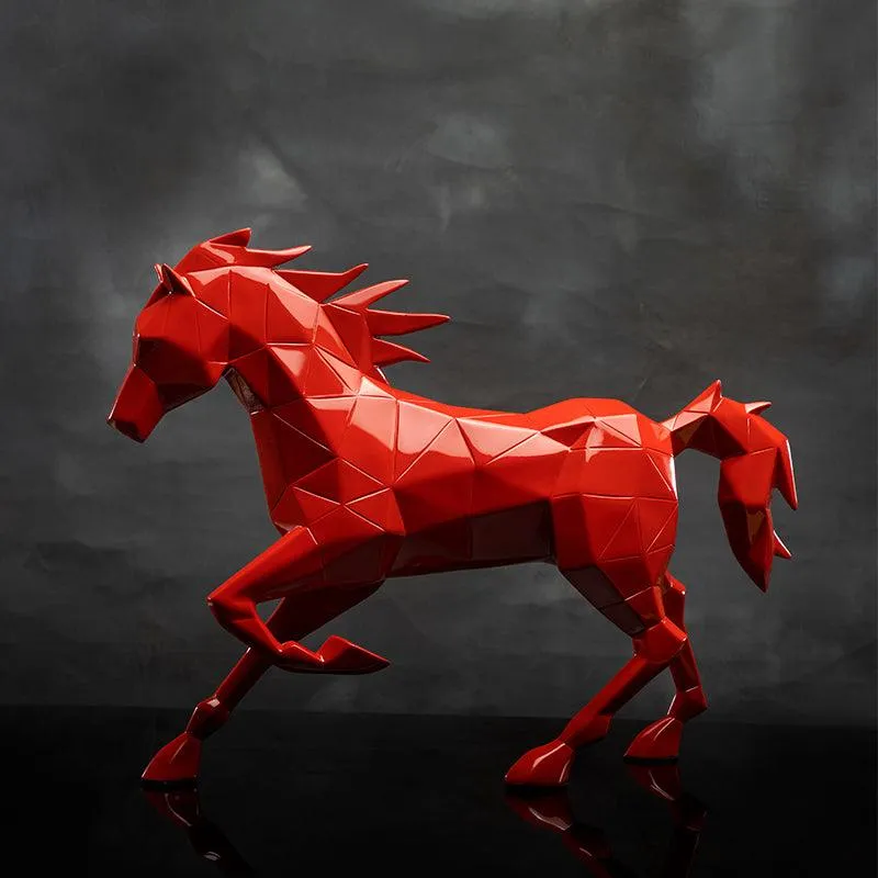 HANDMADE LUXURY ORIGAMI HORSE SCULPTURE