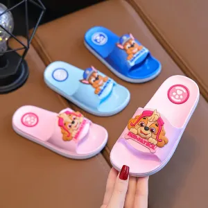 PAW PATROL Children's Slippers Boys Girls Summer Non-slip Beach Shoes Indoor Bathroom Home Kawaii Student Slides