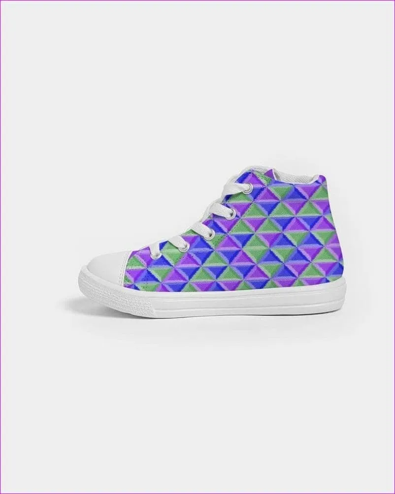 Royal Pyramid Kids Hightop Canvas Shoe