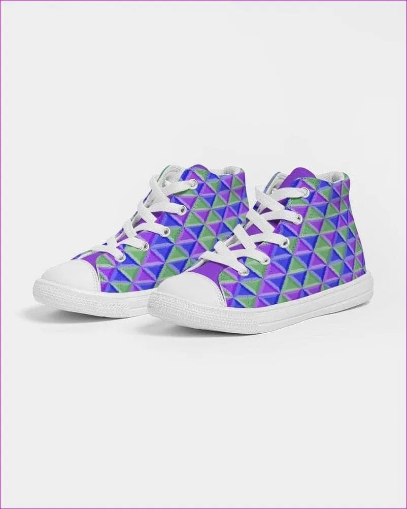 Royal Pyramid Kids Hightop Canvas Shoe