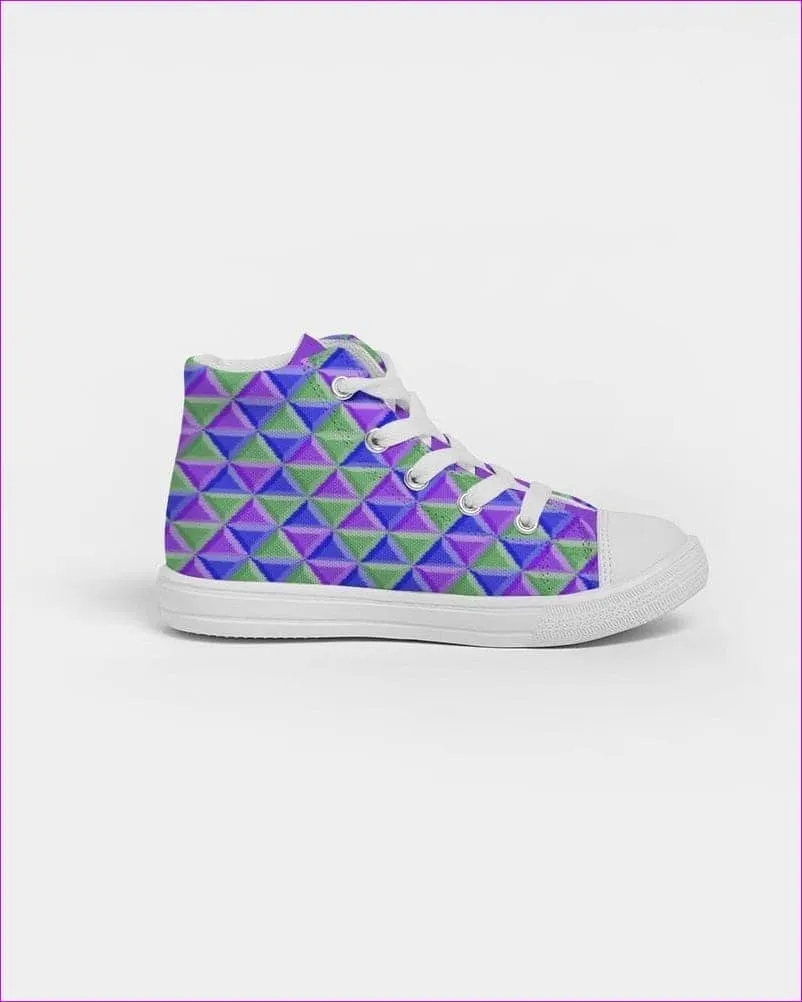 Royal Pyramid Kids Hightop Canvas Shoe