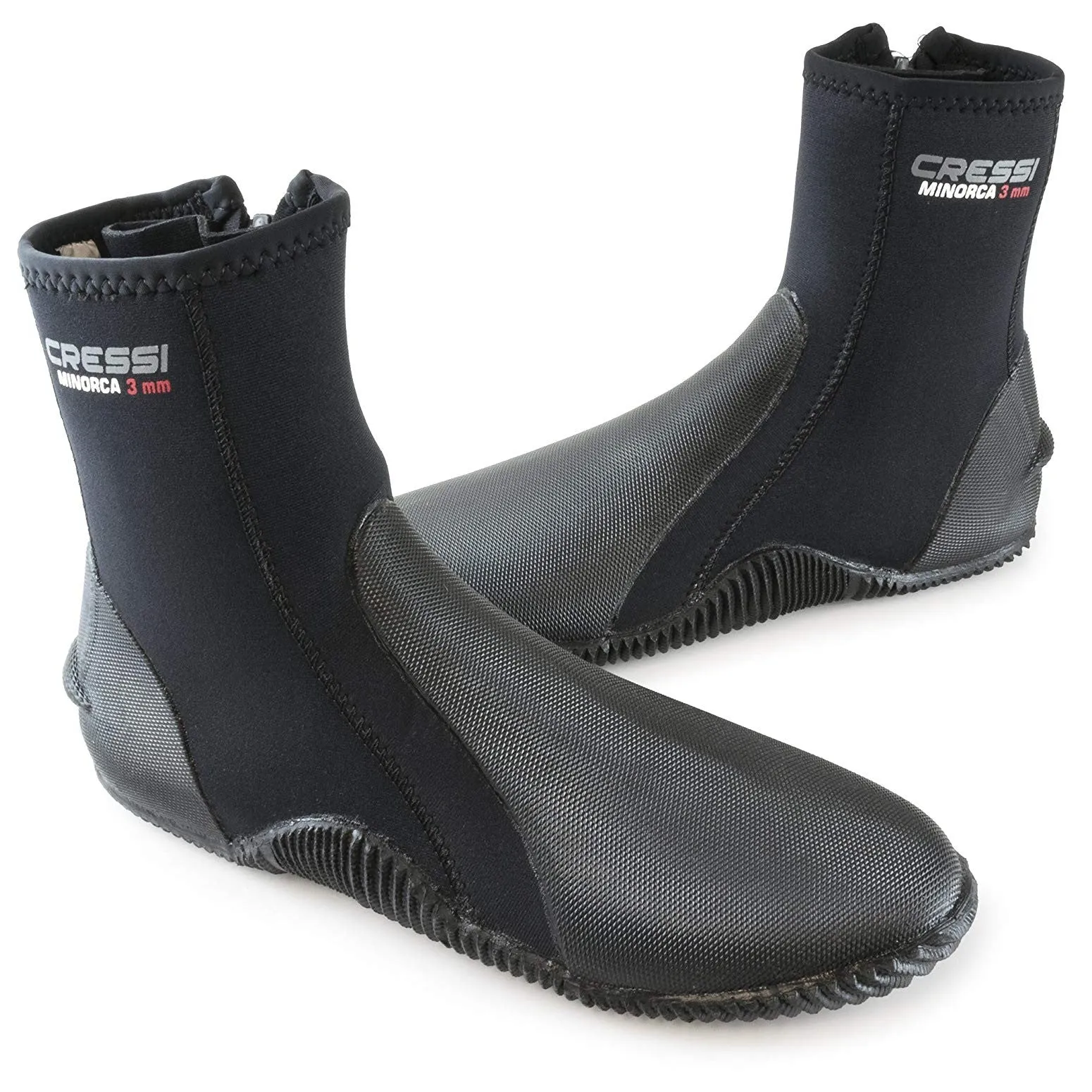 Used Cressi 3mm Minorca Long Water Sport Boots, Size: 10